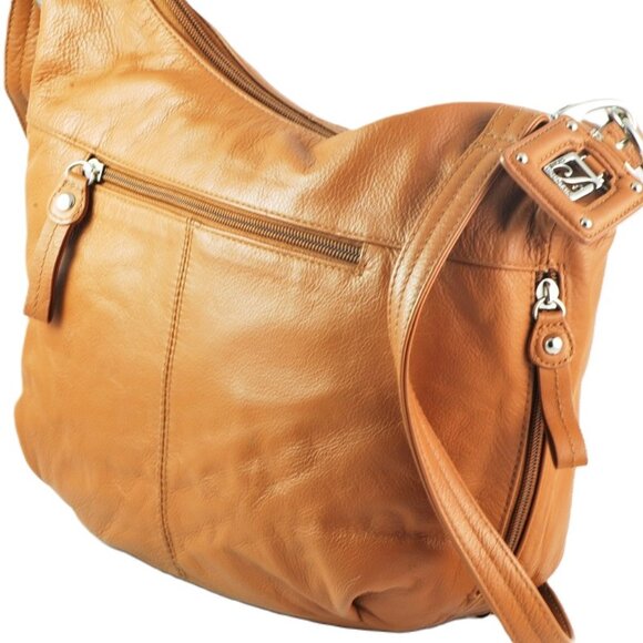 Stone Mountain Soft Leather Crossbody Handbag - Picture 8 of 9